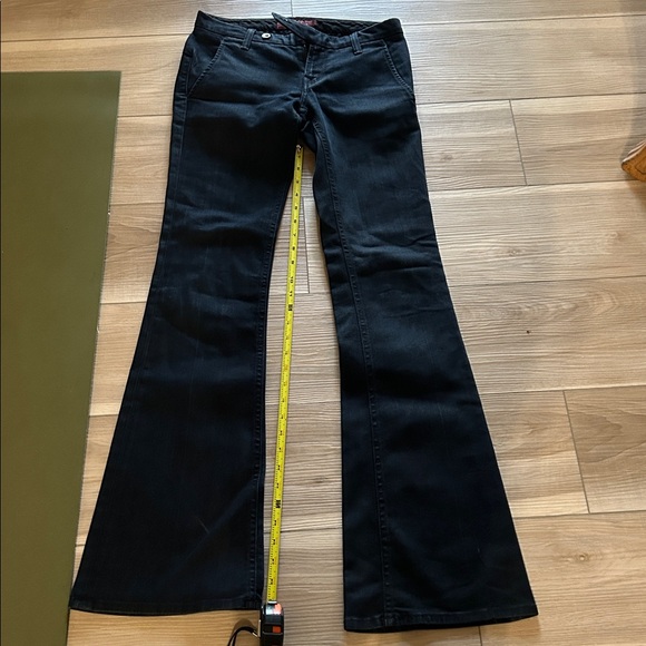 Raven Women's dark denim Flared Jeans - Picture 3 of 7